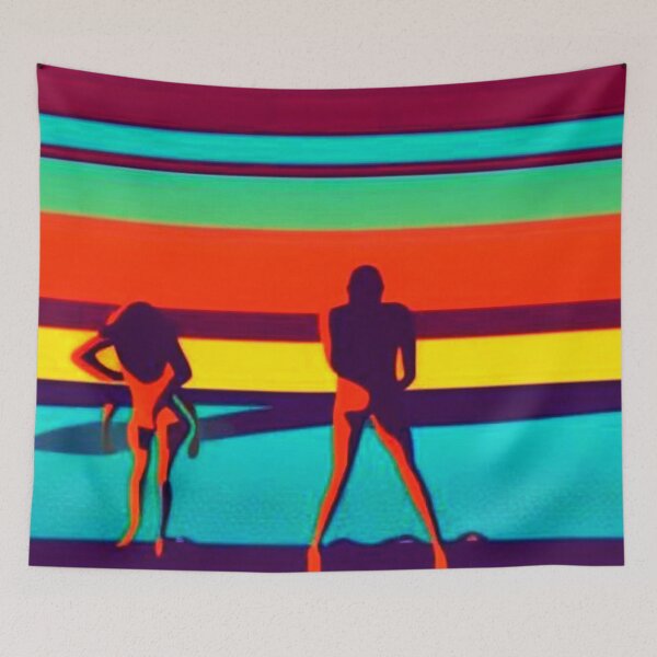 Item preview, Naturists at sunset designed and sold by George Hutton Hunter.