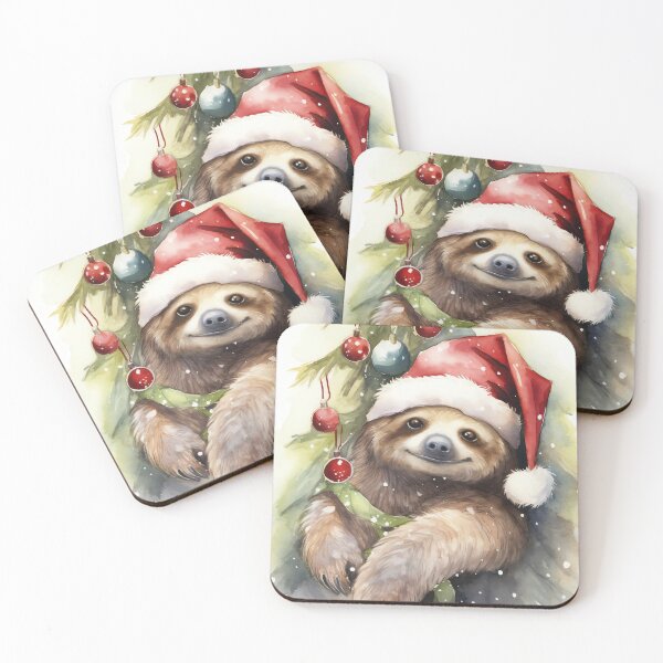 Item preview, Slothful Santa designed and sold by cute-animals99.