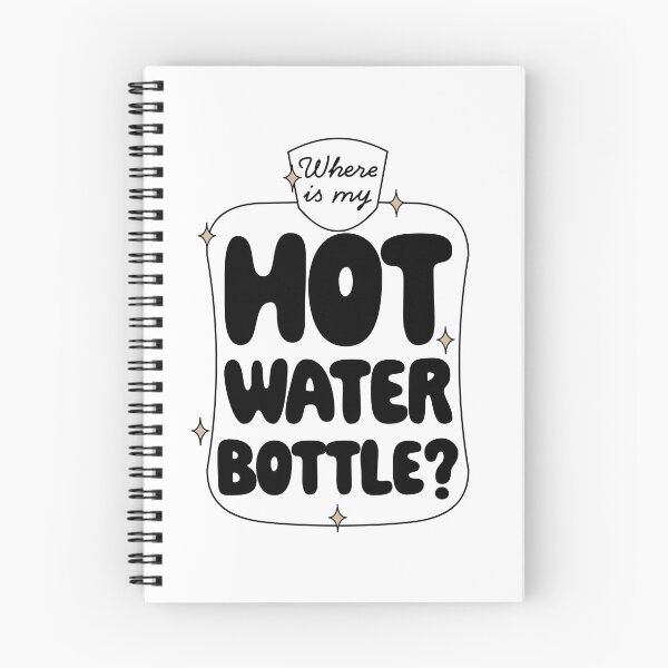 Item preview, Where is my hot water bottle? (White) designed and sold by 1793designs.