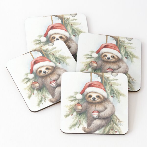 Item preview, Slothful Santa designed and sold by cute-animals99.