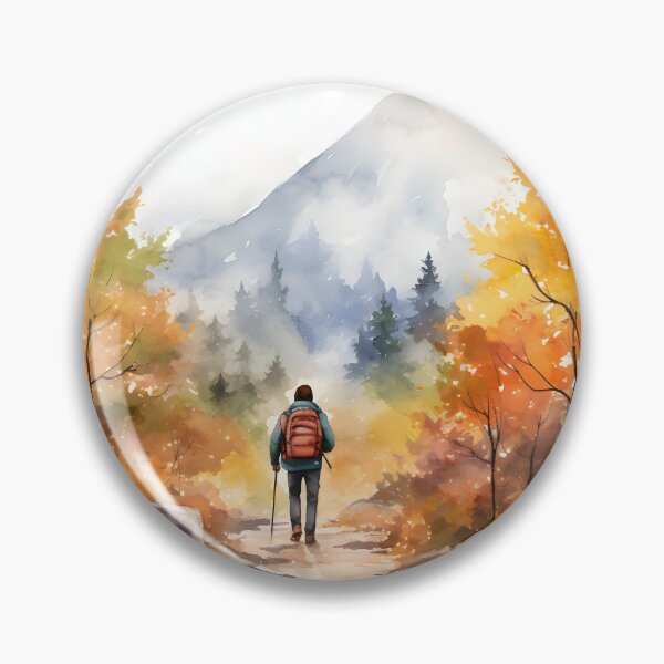 Item preview, Autumn Hiking in the Misty Mountains designed and sold by Shirtastically.