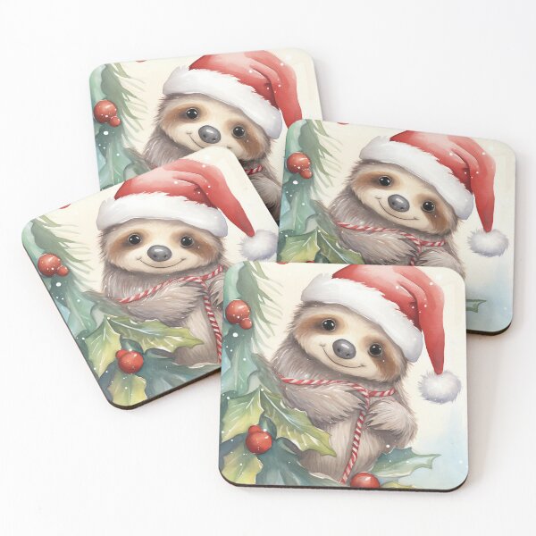 Item preview, Slothful Santa designed and sold by cute-animals99.