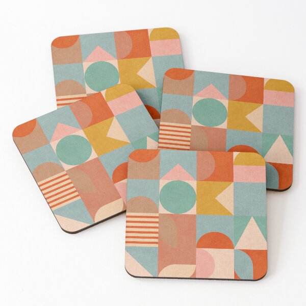 Item preview, Bauhaus Geometry Checkered Pastel  designed and sold by Ana-Rut-Bre.