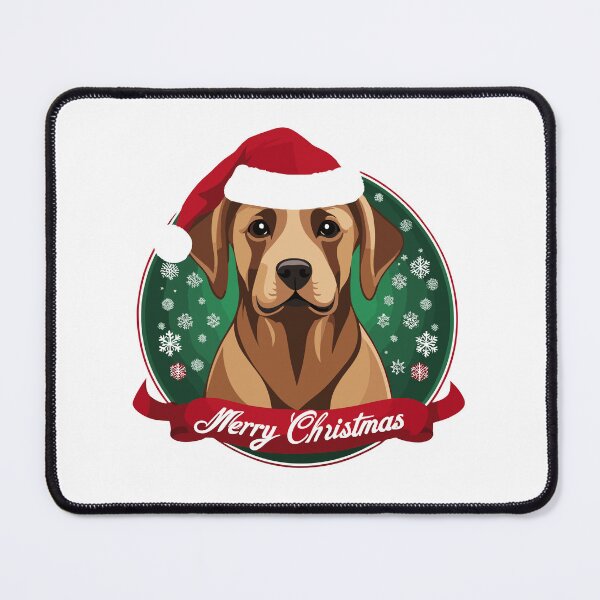 Item preview, Santa dog Holiday Christmas designed and sold by Mezos Designs.