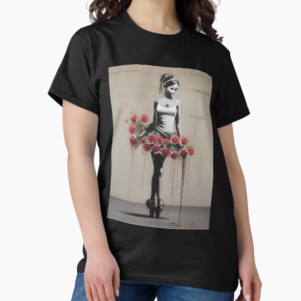 Item preview, Banksy Flowers Ballerina designed and sold by Gianyyu.