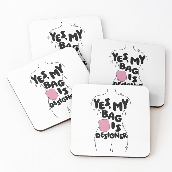 Item preview, Yes, my (ostomy) bag is designer (Pink) designed and sold by 1793designs.