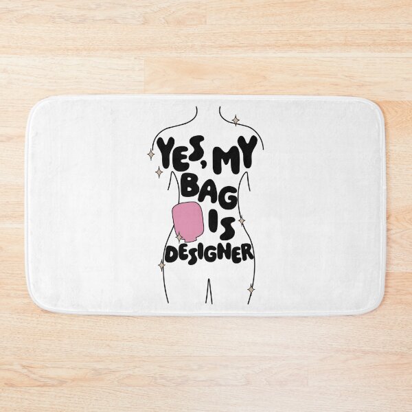 Item preview, Yes, my (ostomy) bag is designer (Pink) designed and sold by 1793designs.