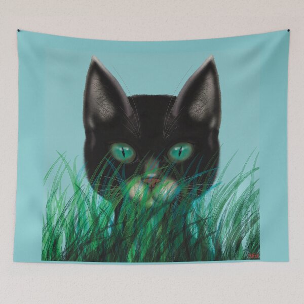 Item preview, The Curious Cat designed and sold by KateVanFloofno1.
