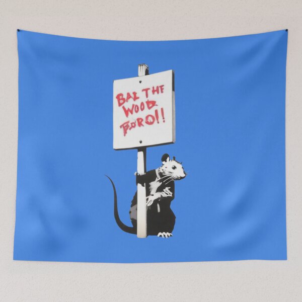 Item preview, Banksy Art Rat ( 2 ) designed and sold by Gianyyu.
