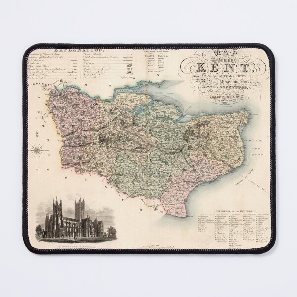 Item preview, County Kent 1829 designed and sold by colourfind.