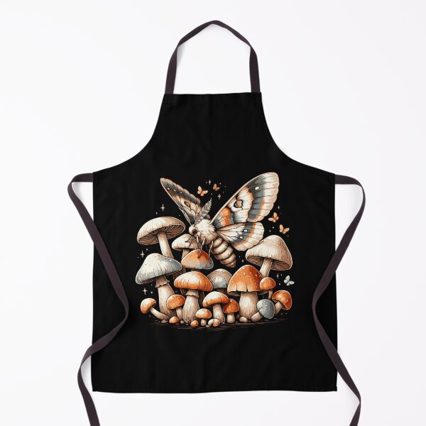 Item preview, Moth On Forest Mushrooms Starry Night designed and sold by CosyTeal.