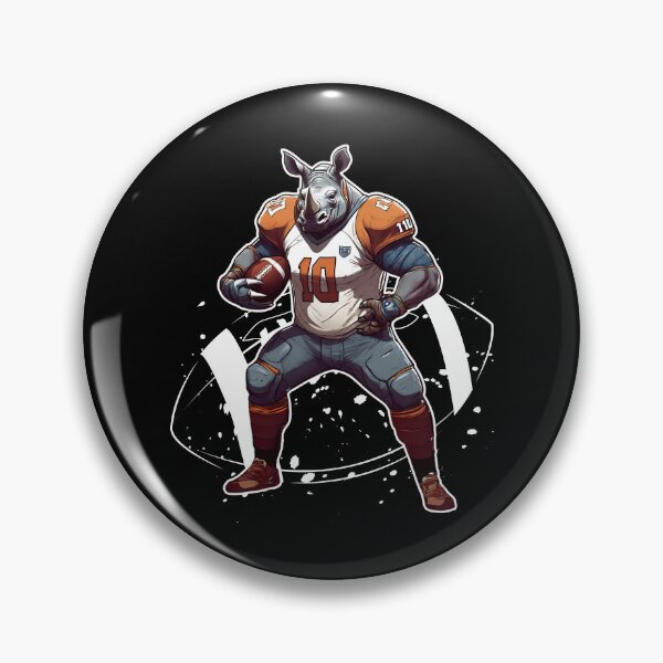 Item preview, Funny Cool Rhino Playing American Football For Athlete Coach designed and sold by BunBuntheDog-.