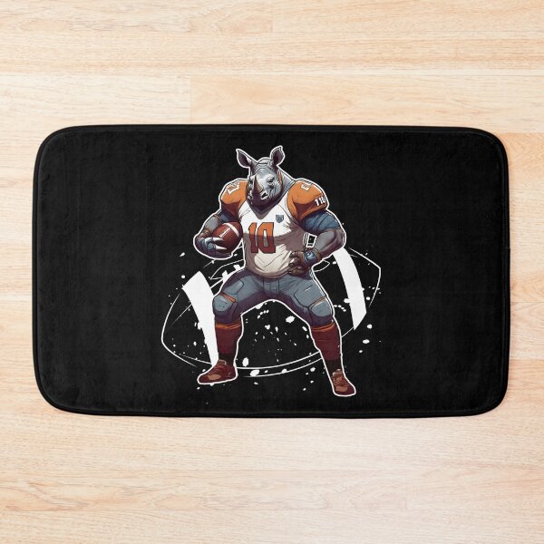 Item preview, Funny Cool Rhino Playing American Football For Athlete Coach designed and sold by BunBuntheDog-.