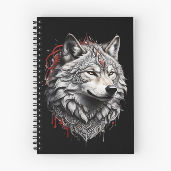 Item preview, Wolf Head Tribal Tattoo Powerful Wolf designed and sold by Grafixfun.