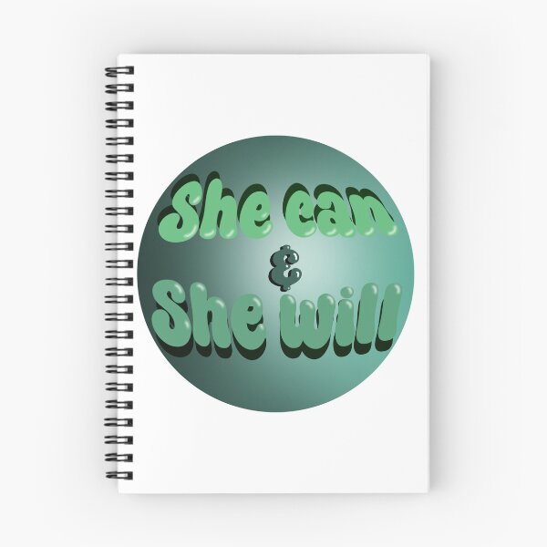 Item preview, She can & She will designed and sold by coloryourwings.