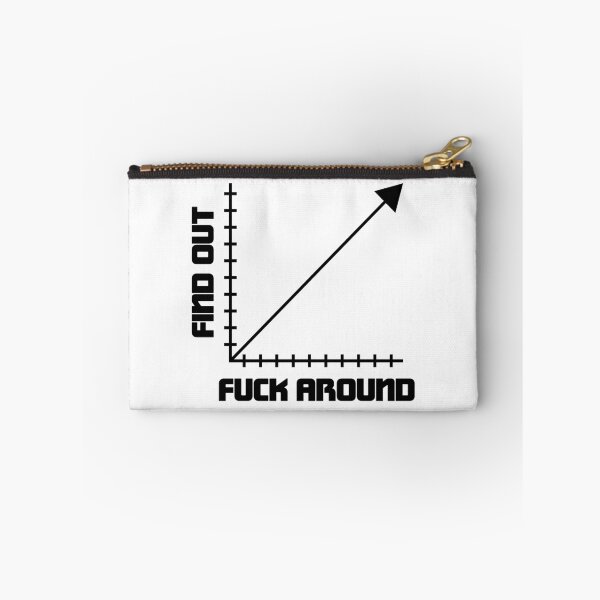 Item preview, Funk Around And Find Out Funny Graph Chart Math Joke designed and sold by ScienceCorner.