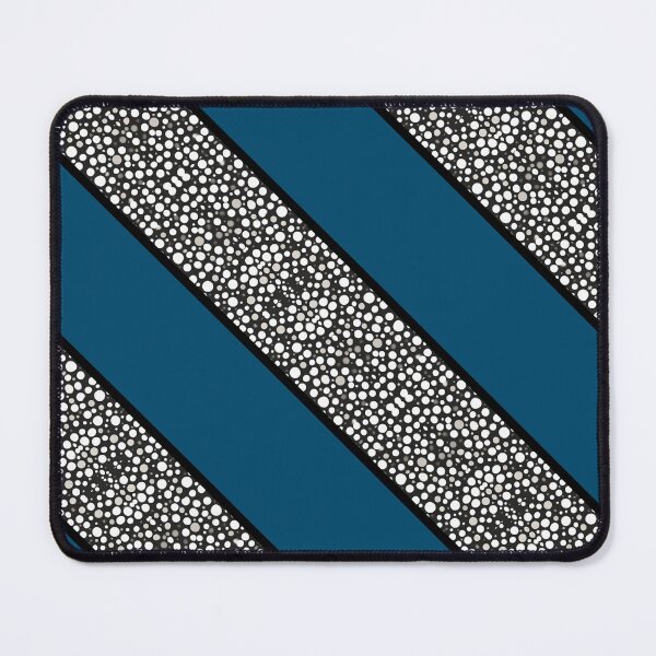 Item preview, Raindrops I Ocean Blue Big Stripes Diagonal Left designed and sold by CushyNest.