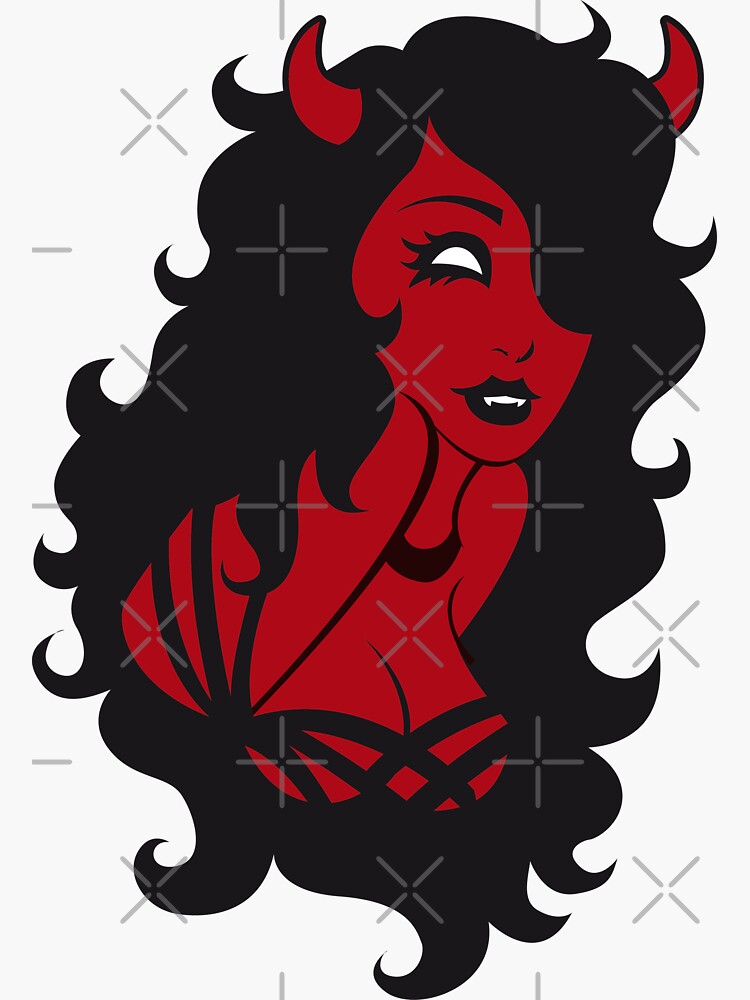 Hot As Hell Sticker For Sale By Mamzellemilu Redbubble