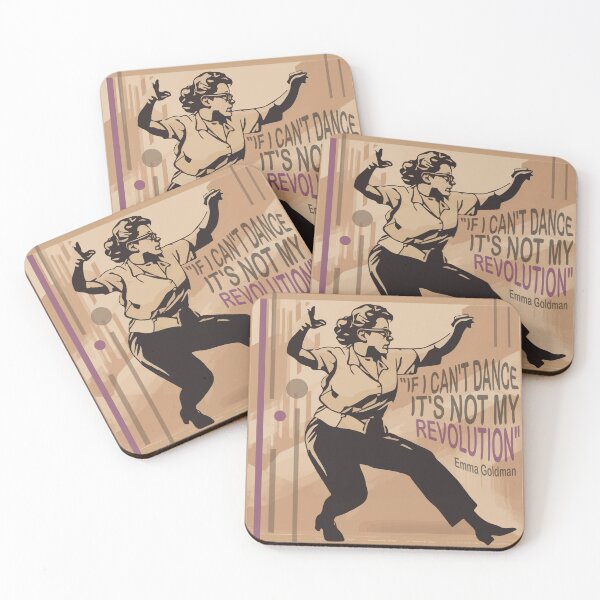 Item preview, EMMA GOLDMAN REVOLUTION feminist quote dance designed and sold by Kendresson.