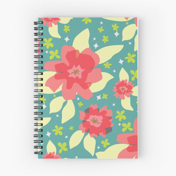 Item preview, Later Season Blooms in Reds, Lemon and Teal designed and sold by Aureusglow.