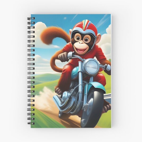 Item preview, Biker monkey having fun designed and sold by Metaverse8.
