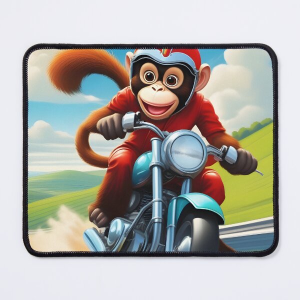 Item preview, Biker monkey having fun designed and sold by Metaverse8.