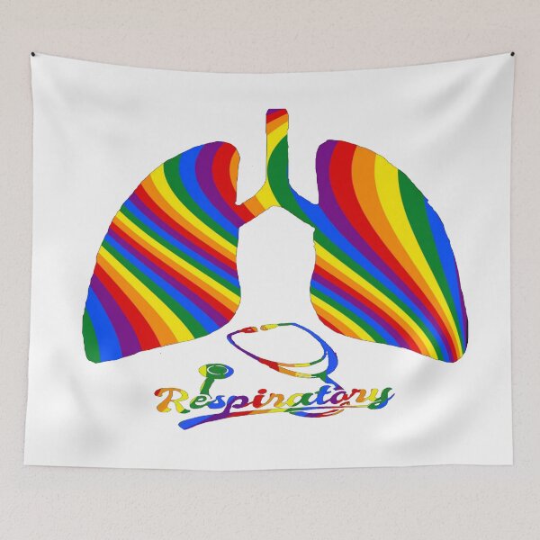 Item preview, Fluorescent Swirled Lungs Respiratory designed and sold by natnat7w.