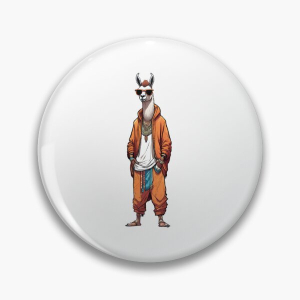 Item preview, Cute drip llama with luxury streetwear clothes designed and sold by ExtraSilver.