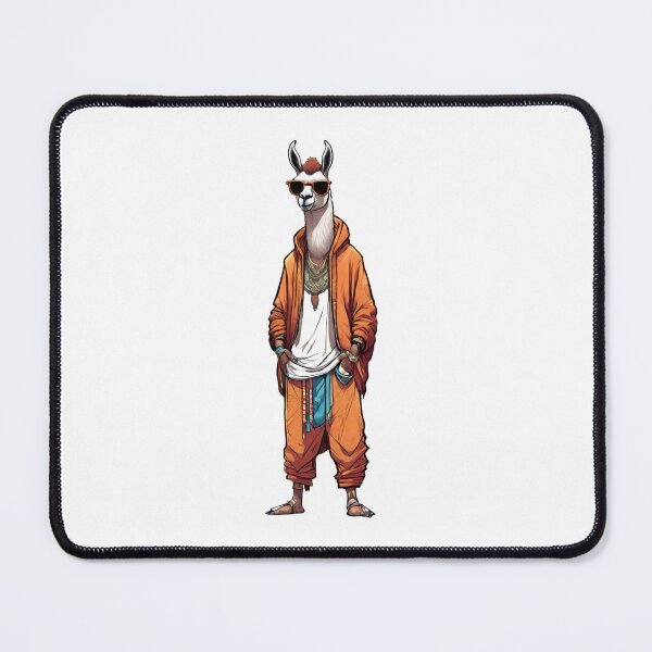 Item preview, Cute drip llama with luxury streetwear clothes designed and sold by ExtraSilver.