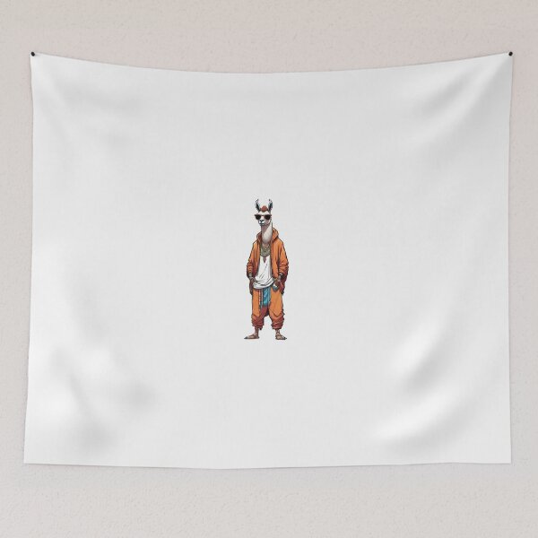 Item preview, Cute drip llama with luxury streetwear clothes designed and sold by ExtraSilver.