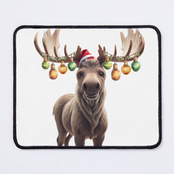 Item preview, Moose Christmas in Merry Christmas moose party on Christmas Eve designed and sold by BotunPeony.