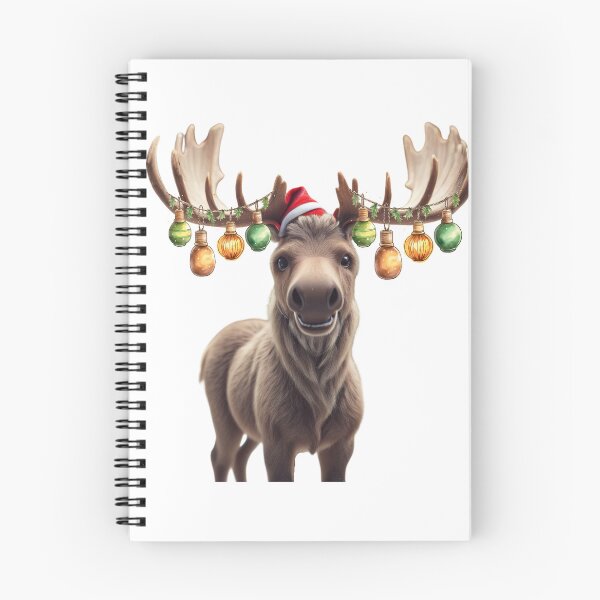 Item preview, Moose Christmas in Merry Christmas moose party on Christmas Eve designed and sold by BotunPeony.