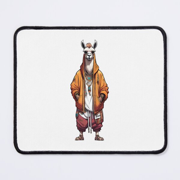 Item preview, Cute drip llama with luxury streetwear clothes designed and sold by ExtraSilver.