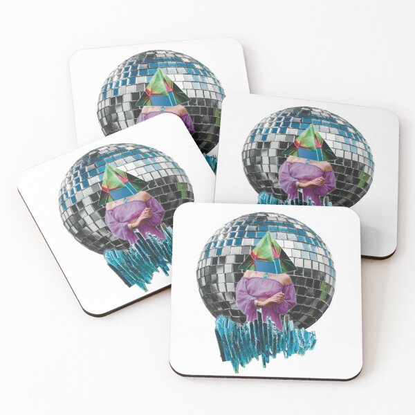Item preview, Cosmic Ice Prism Collage Print designed and sold by Julia Sol.