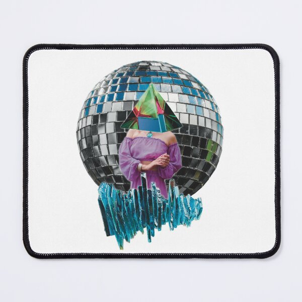 Item preview, Cosmic Ice Prism Collage Print designed and sold by Julia Sol.