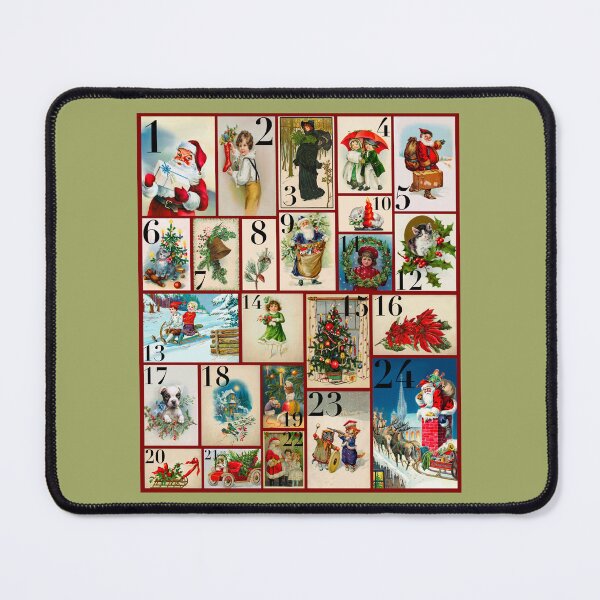 Item preview,  Retro Christmas Advent Calendar designed and sold by MaryRose73744.