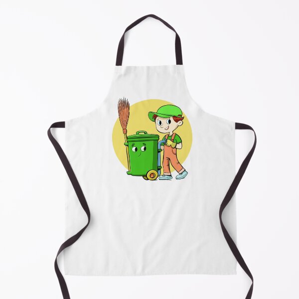 Item preview, boy recycles with a wheelie bin designed and sold by duxpavlic.