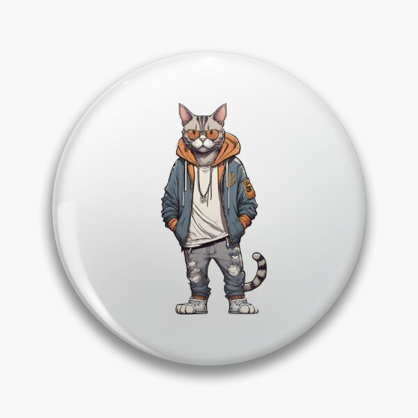 Artikelvorschau, Süße Tropfkatze mit luxuriöser Streetwear-Kleidung entworfen und verkauft von ExtraSilver.