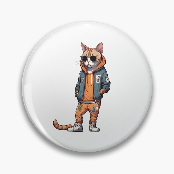 Artikelvorschau, Süße Tropfkatze mit luxuriöser Streetwear-Kleidung entworfen und verkauft von ExtraSilver.