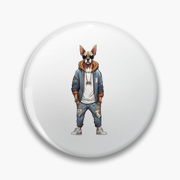 Artikelvorschau, Süßer Tropfhund mit luxuriöser Streetwear-Kleidung entworfen und verkauft von ExtraSilver.