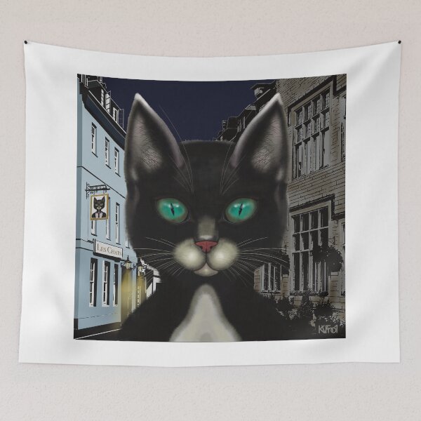 Item preview, The Curious Cat about Town  designed and sold by KateVanFloofno1.