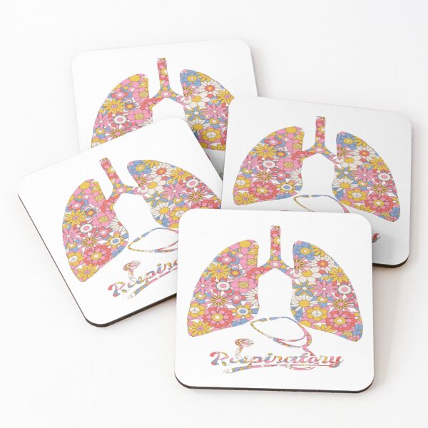 Item preview, Light Pink Floral Lungs Respiratory designed and sold by natnat7w.