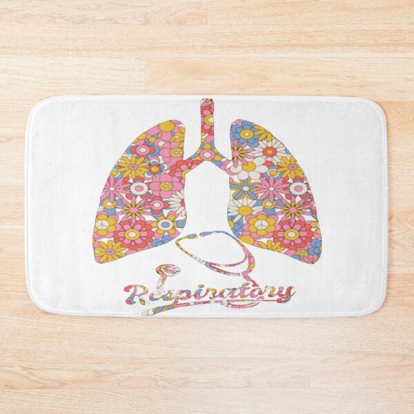 Item preview, Light Pink Floral Lungs Respiratory designed and sold by natnat7w.