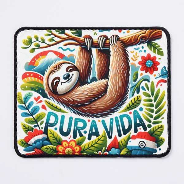 Item preview, Pura Vida Sloth designed and sold by NeatSplash.