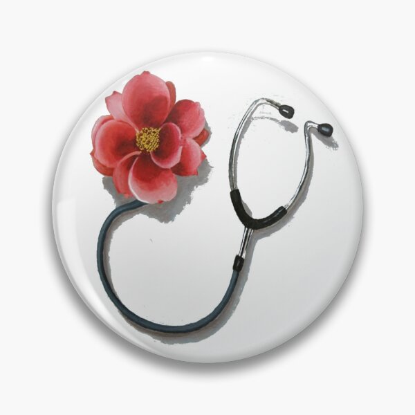 Item preview, Flower stethoscope  designed and sold by unicornunicorn.