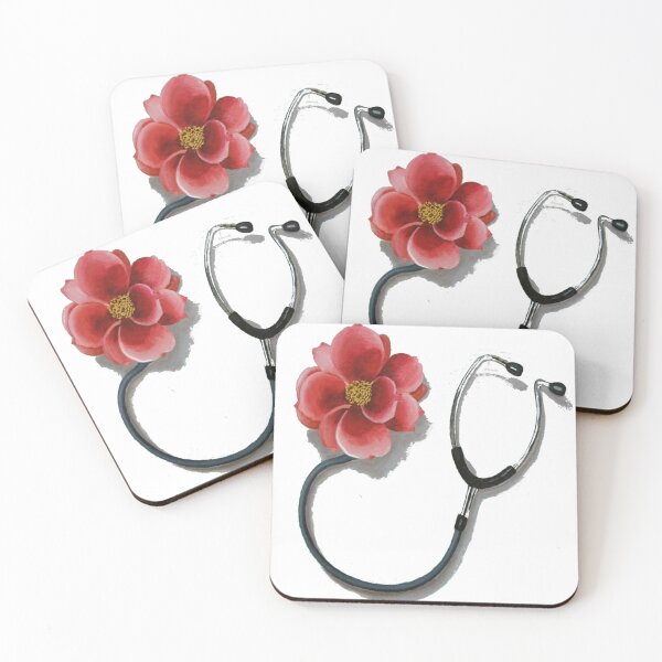 Item preview, Flower stethoscope  designed and sold by unicornunicorn.