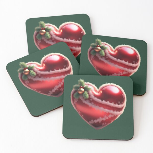 Item preview, corazon de navidad designed and sold by Digiheart.