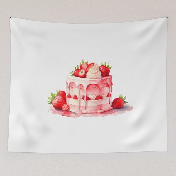 Item preview, Strawberries cream cake designed and sold by Jayjaynaenae.