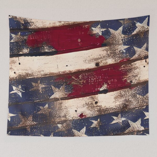 Item preview, Vintage Distressed Patriotic USA designed and sold by Nouri King.