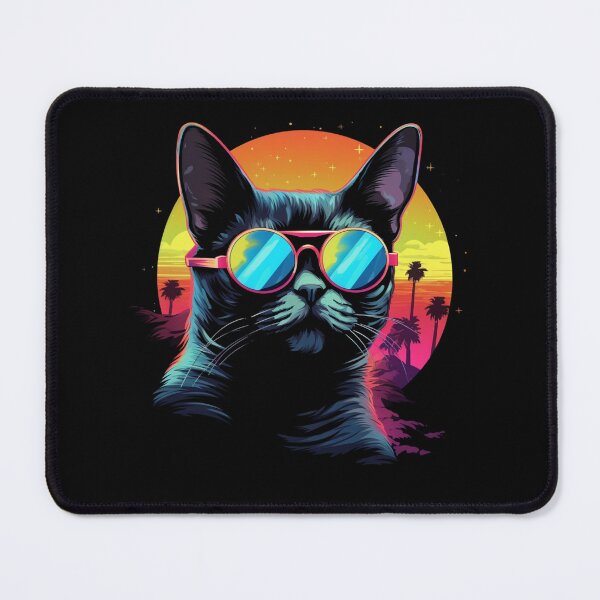 Item preview, Retro Wave Abyssinian Cat Shirt designed and sold by RedDesignSyc.